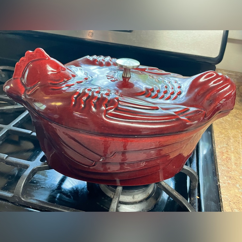 rare staub dutch oven